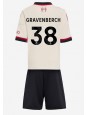 Billige Liverpool Ryan Gravenberch #38 Bortedraktsett Barn 2025-26 Kortermet (+ Korte bukser)